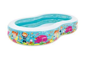 Piepūšamais āra baseins INTEX Snorkel Fun Swim Center Baseins 262x160x46cm