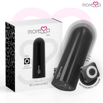 Moressa Nix Black Wireless Vibration System with Remote Control, 77x28mm