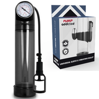 Pump Addicted RX9 Black Vacuum Trainer with Vibration, 30cm, ABS/Silicone