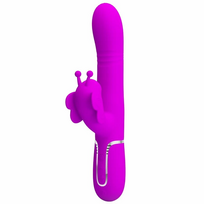 Pretty Love Butterfly 4-in-1 Multi-Function Intimate System Fuchsia