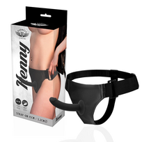 Harness Attraction Kenny Silicone System Adjustable 15 cm Black Harness