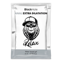 Black Hole Water-Based Gel Extra Dilatation 6 ml Single Dose Intimate Lubricant