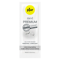 Pjur MED Silicone Lubricant 1.5 ml - Long-Lasting Formula, Skin-Friendly