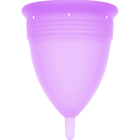 Stercup Menstrual Cup Violet Size L - 100% FDA Silicone, 24ml Capacity