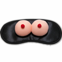 DIABLO PICANTE Sleep Mask Boob-Themed Party Accessory Pink