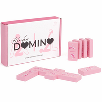SecretPlay Wooden Domino Game - Couple’s Board Activity, 28 Illustrated Tiles