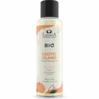 Intimateline Luxuria Bio Exotic Island Massage Oil 100ml - Natural Formula