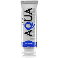 AQUA Quality Water-Based Lubricant 200ml - Transparent, Odorless Formula
