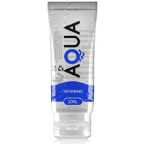 AQUA Quality Water-Based Lubricant 50ml - Neutral, Toy-Safe Formula