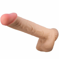 Pretty Love Sliding Skin Series Intimate Machine with Suction Cup 26 cm Flesh