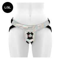 MYTHOLOGY Fantasy Adjustable Iridescent Harness L/XL - Vegan Eco Material