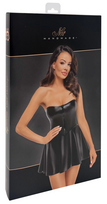 Noir Handmade Libido Tube Dress S - Powerwetlook Black Mini Dress
