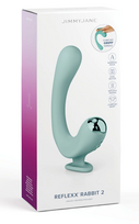JimmyJane Reflexx Rabbit 2 Dual Motor Silicone Intimate Device, Purple