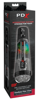 PDX Elite ViewTube MAX Black - Automated Intimate Device with LED Display