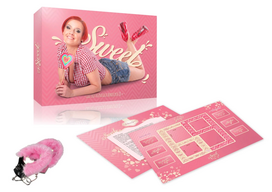 Let's Play Together Sweet Intimacy Board Game with Handcuffs, 2 Players