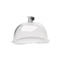 XR Brands Vagina Cylinder Large - Transparent Acrylic Anatomical Cup
