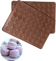 Silikoninė forma Macarons sausainiams – 38 × 28,5 cm