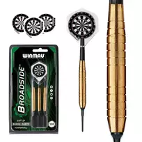Smiginio strėlytės Winmau Broadside Brass 16 g Barrel / ~18 g Full Weight  soft tip