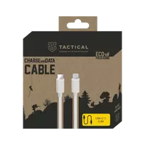 Tactical Smooth Thread USB-C/Lightning Cable 0.3m / white