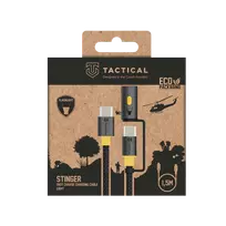 Tactical Stinger Cable USB-C/USB-C Cable 1.5m / black
