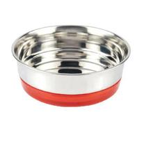 Croci Fluo Red dubenėlis 17cm su guma; 820ml