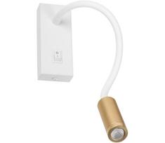 Kanlux 32518 - Lanksti LED lempa TONIL LED/3,3W/230V balta/auksinė