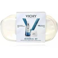 Vichy Mineral 89 Fortifying and Plumping veido priežiūros rinkinys (15 ml. kremas + 50 ml. serumas + kosmetinė) - 1 vnt.
