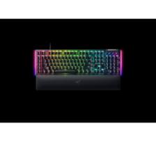 Razer BlackWidow V4 Laidinė žaidimų klaviatūra USB, Green Switch Tactile and Clicky, US, Juoda