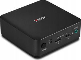 LINDY 2 Port Type C, DisplayPort 1.2 KVM | 42320 | 4002888423205
