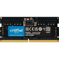 Crucial CT8G56C46S5T 8GB DDR5 5600 MHz CL46 SO-DIMM ECC | Memory Module 8Gb 1 X 8Gb | 5715328174627