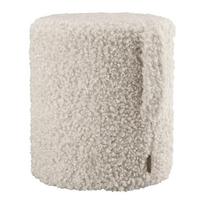 Smėlio spalvos iš boucle pufas Teddy – Blomus