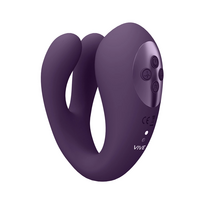 VIVE Yoko Triple Motor Intimate System Dual Prongs & Pulse Wave Pink