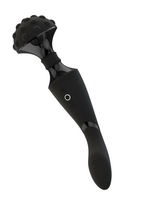 VIVE Shiatsu Bendable Massager Wand Black - Dual Motor, Flexible Head