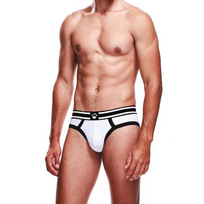 Prowler Brief XXL Black-White | Two-Tone Athletic Style Underwear
