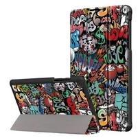 Magnetinis Atverčiamas Dėklas Planšetiniam Kompiuteriui Samsung Galaxy Tab A 8.0 Nikcorp Grafiti Raštas
