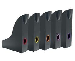 Dokumentų stovų kompektas DURABLE, 5 stovai, pilkas