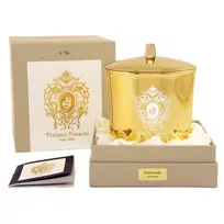 TIZIANA TERENZI Andromeda Gold Glass CANDLE 500g