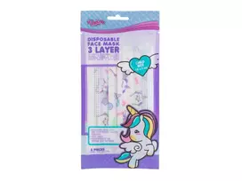 Face Mask and Respirator Eau My Unicorn, 3pc