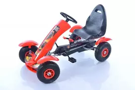 Velokart (Velomobile) Go-Kart F618 Red (4–10 metų)