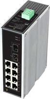 Šakotuvas Conexpro GNT-IG1210GF-DC, Industrial DIN rail switch, 8x LAN, 2x SFP