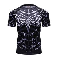 Cody Lundin Marvel Drabužiai 3D Spausdinimo Kompresiniai Sportiniai Fitneso Marškinėliai Bėgimas Cosplay Trumpomis Rankovėmis Kapitono Amerikos Marškinėliai 4XL