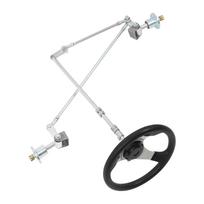 Vairo Kolonėlės Priekinės Pavaros Surinkimas, Priekinės Vairo Sistemos Konversijos Rinkinys, Priekinės Vairo Sistemos Konversijos Rinkinys 168cc GO KART UTV ATV juoda
