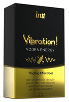Intt Vibration Vodka Energy Gel 15ml - Stimulating Effect, Unisex, Plant Extracts