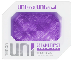 Tenga UNI Amethyst Intimate Sleeve - Flexible Unisex Finger Accessory 6cm