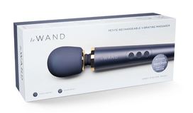 Le Wand Petite Navy Massage Wand - Compact Rechargeable Massager