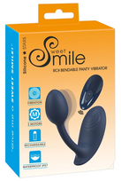 Sweet Smile Bendable RC Intimate Panty Vibrator, Silicone, USB, Pink