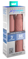 Fantasy X-Tensions Elite 3" Mega X-tension Silicone Sleeve, Light