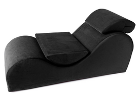 Liberator Esse Lounger - Ergonomic Intimate Furniture with Headrest, Black
