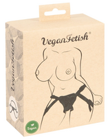 Vegan Fetish Vegan Strap-On Harness Adjustable S-L Leather Look