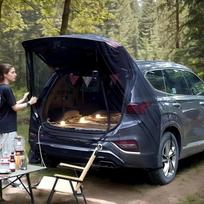 Automobilio ekrano savaeigiamajam vairavimui uodų ir vabzdžių apsaugos tinklinis maišelis lauko stovyklavimui vėdinamas bagažinės kvėpuojantis tinklinis uždangalas One Size